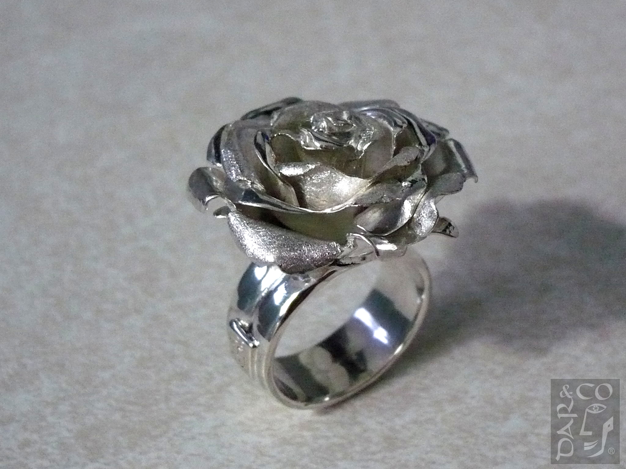 Anillo Rosa Plata 925 – Anillo Rosa Plata 925 y Perla Cultivada