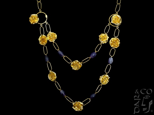 COLLAR PLATA 925 Y GEMAS