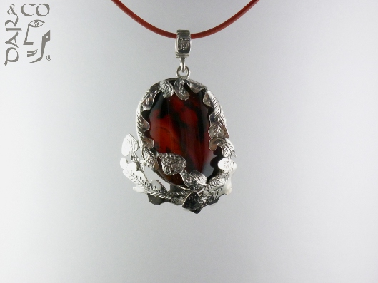 DIJE PLATA 925 Y ÃGATA