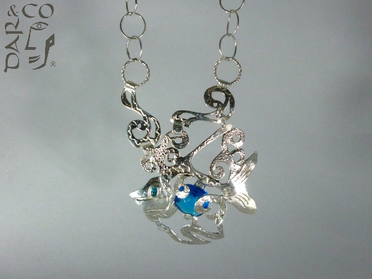 Collar Plata 925 y Zirconias