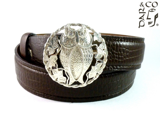 HEBILLA PLATA 925 Y ZIRCONIAS