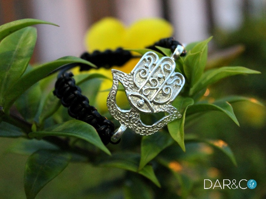 PULSERA PLATA 925 Y CUERO